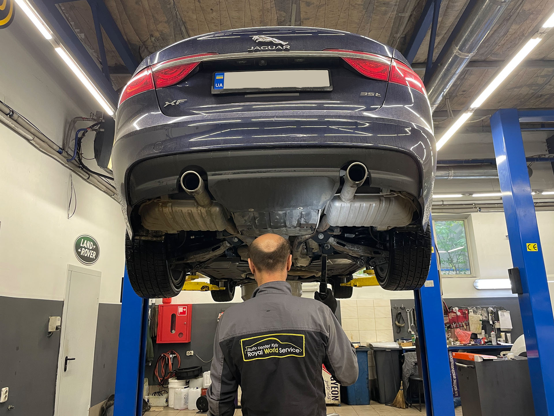 Вартість діагностики ходової частини Jaguar XF - Royal World Service