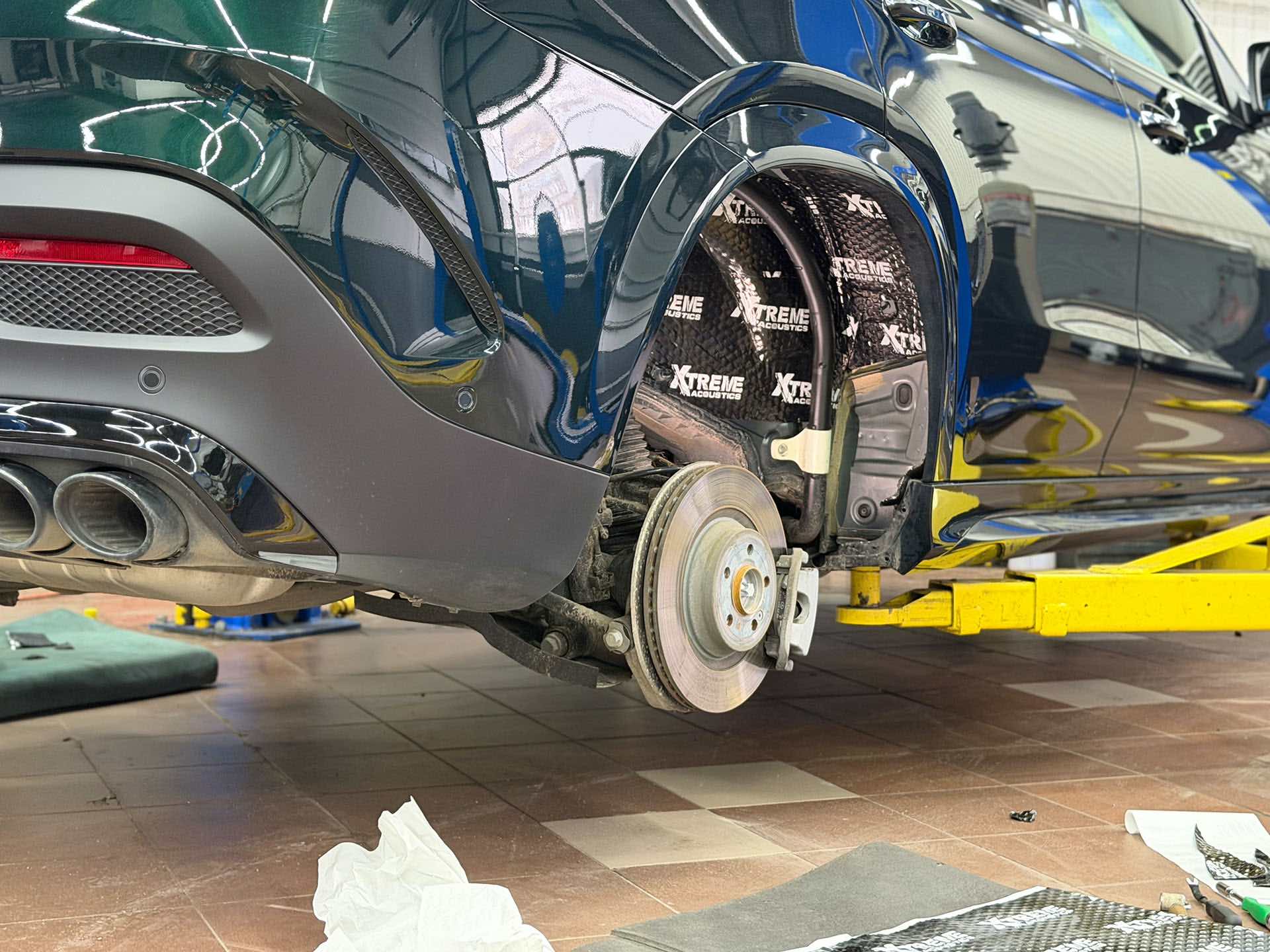 Шумоізоляція Mercedes-Benz у Royal World Service на прикладі GLE - Royal World Service